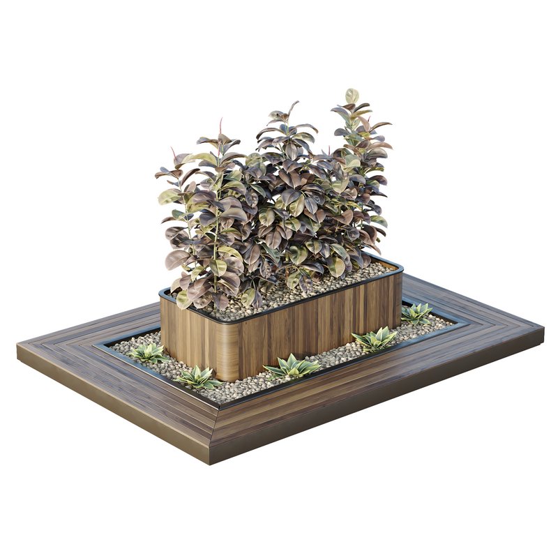 HQ Tree and bush garden box outdoor VOL 33 Image 2