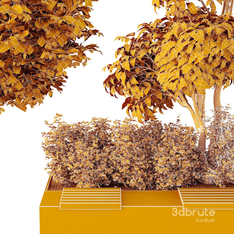 HQ Tree and bush garden box outdoor VOL 34 Image 7