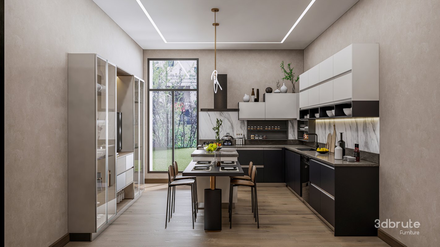 Kitchen Advanced Modeling scene Image 13