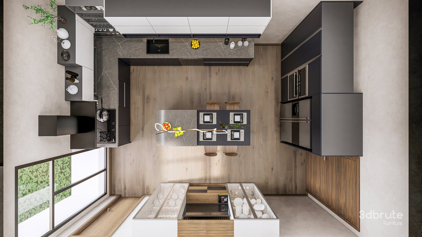 Kitchen Advanced Modeling scene Image 20