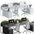 Employee Set Office Furniture 06 - Thumbnail 4