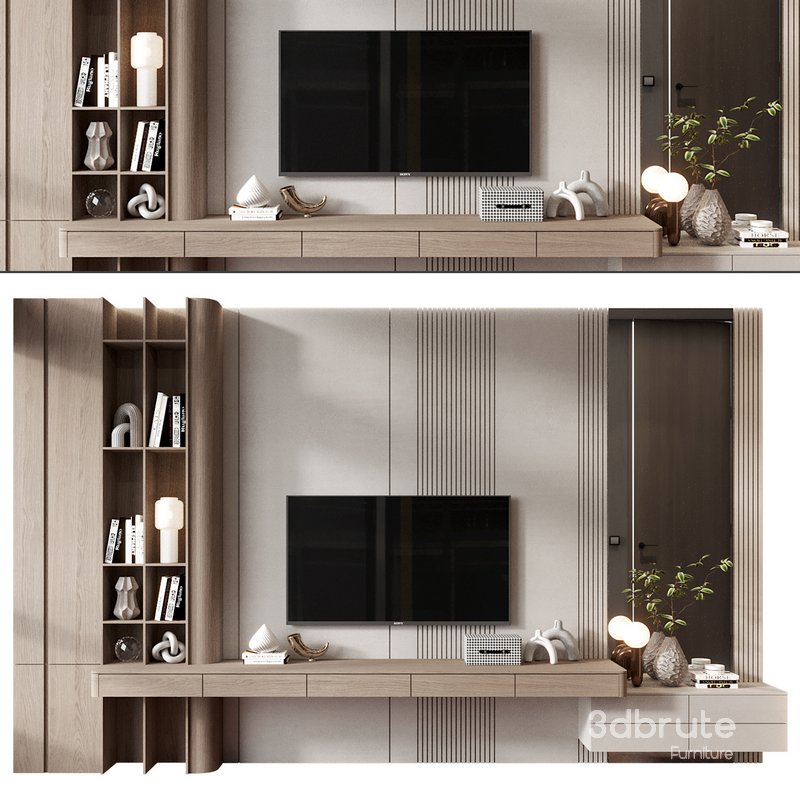TV Wall set 196 Image 1