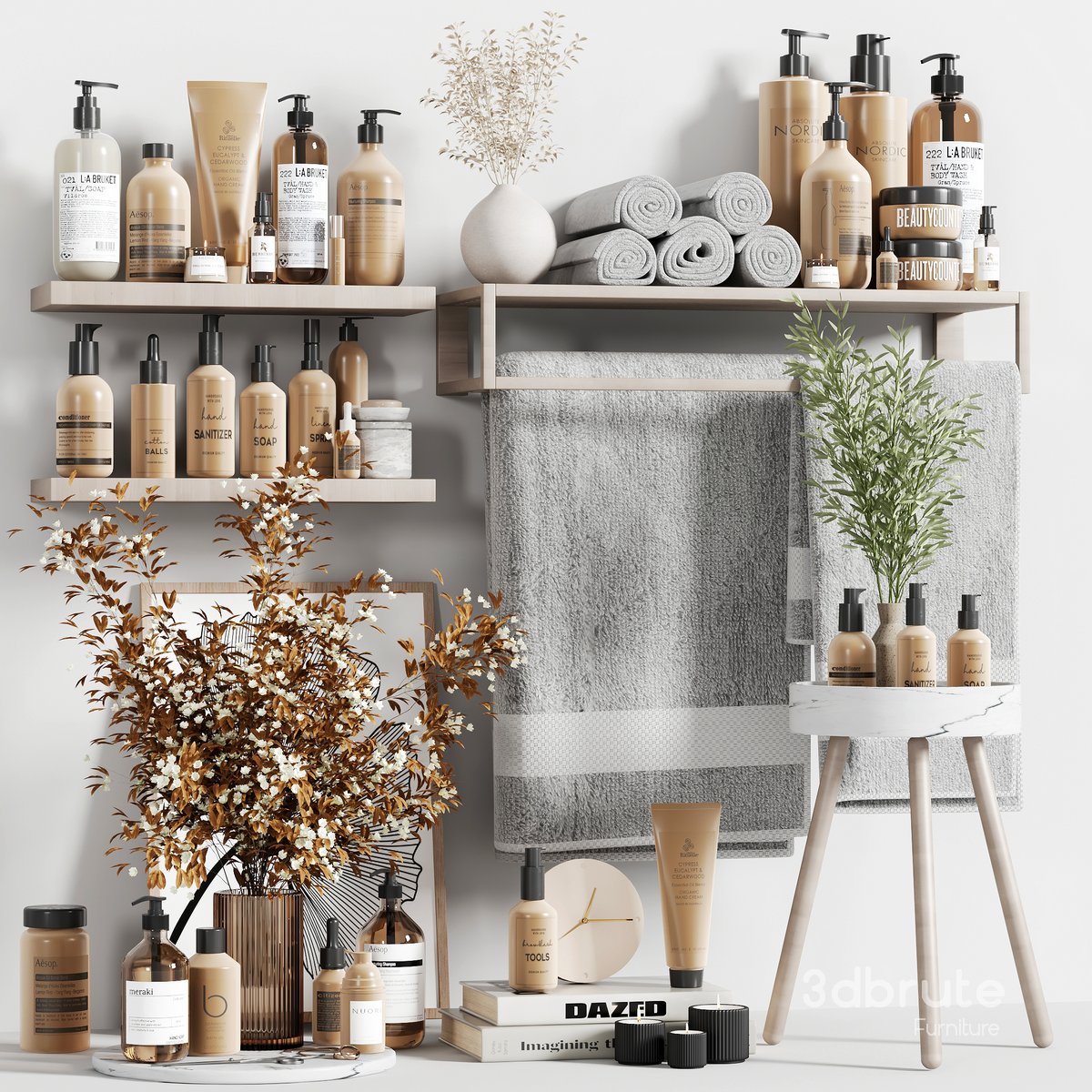 Bathroom accessories set 9 Image 1