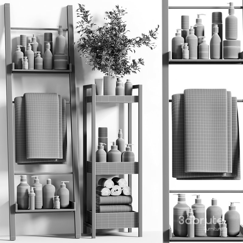 Bathroom accessories set 10 Image 2