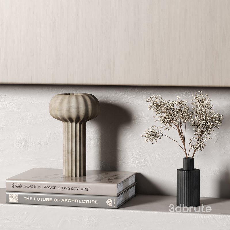 tv wall set 04 minimal Image 2