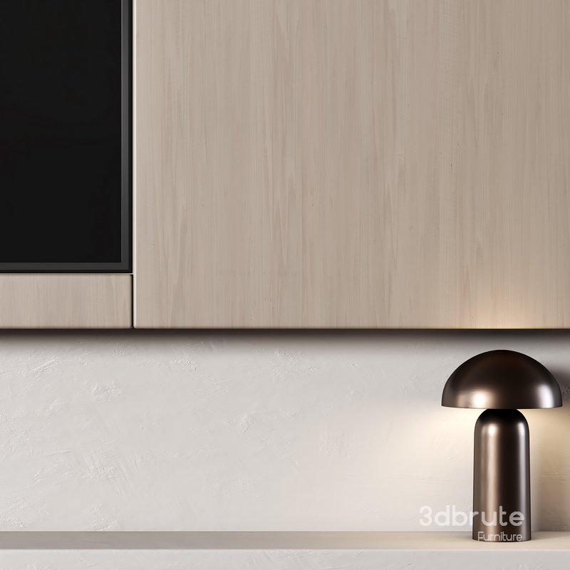 tv wall set 04 minimal Image 3