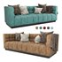 Delano Sofa in Velvet - Thumbnail 1