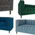 Nicole Miller velvet sofa - Thumbnail 4