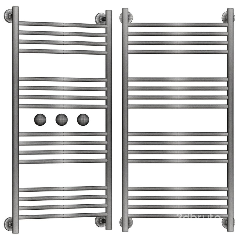 Water heated towel rail Sunerja Boheme 100×50 straight Image 4