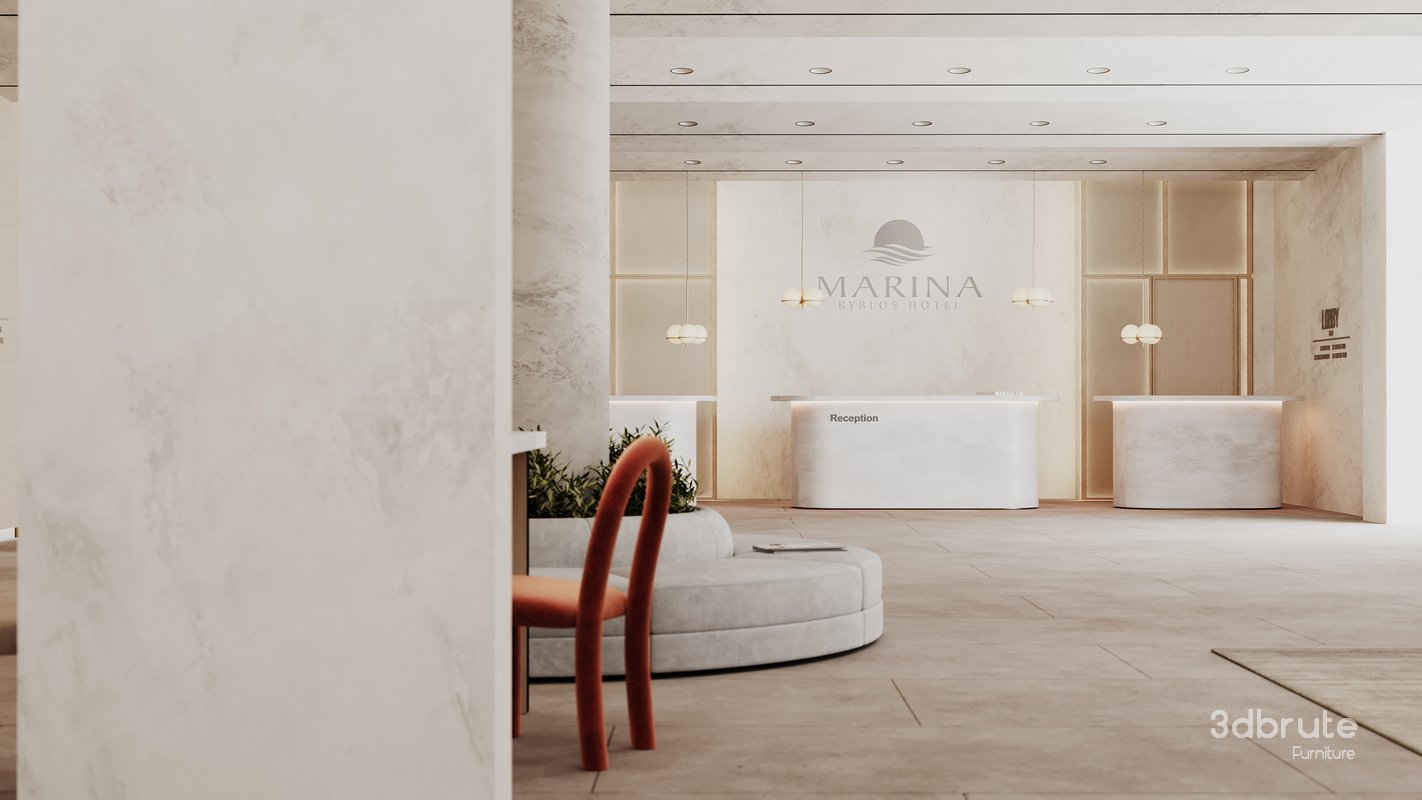 Hotel Reception and Lobby Interior Design Image 8