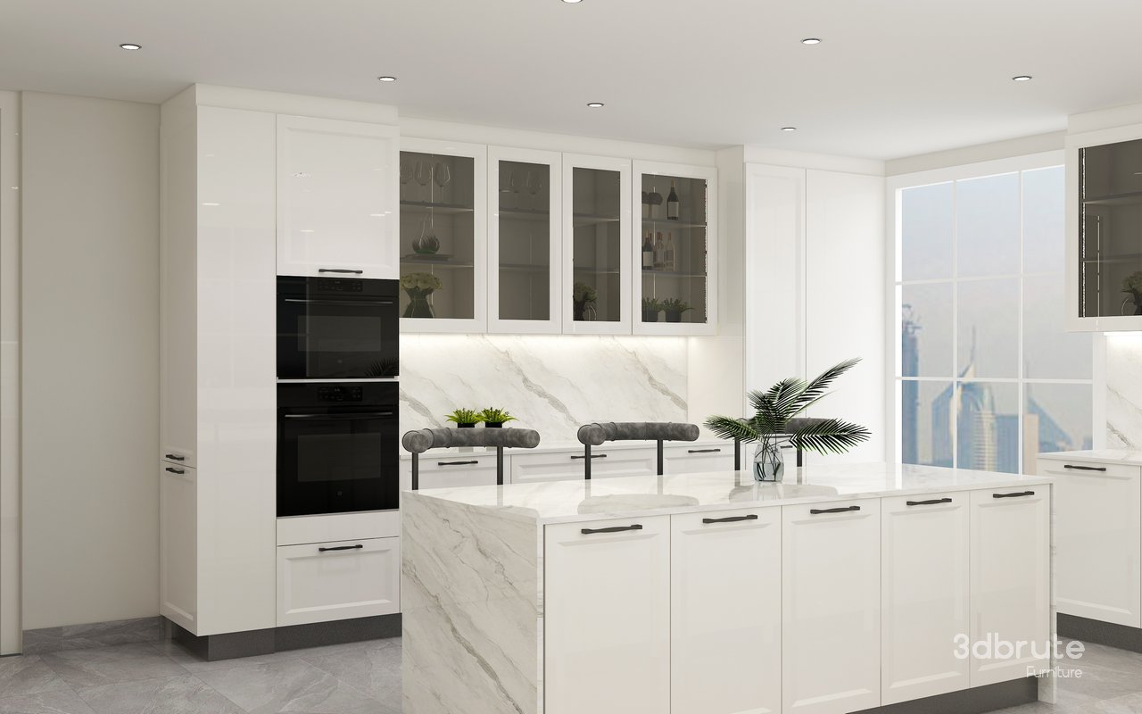 Semi Classic Kitchen Image 3