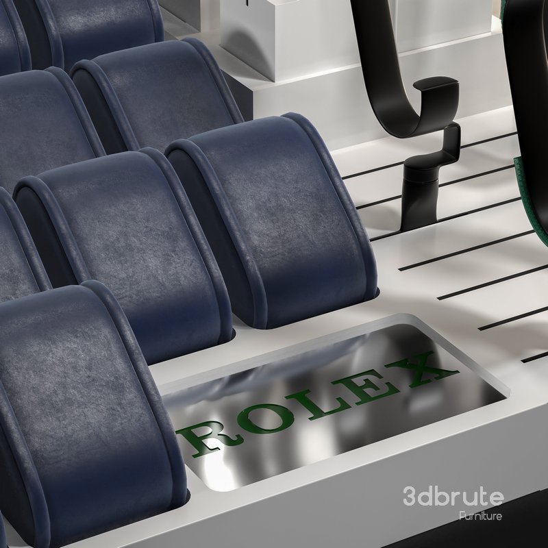 Watch Display Rolex-3d model Image 3