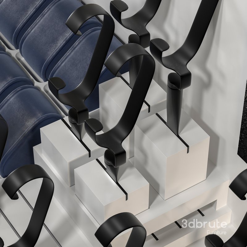 Watch Display Rolex-3d model Image 5