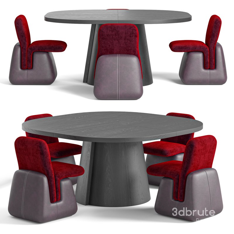 EMBRACE chair And ALTER Table By Linteloo Image 1