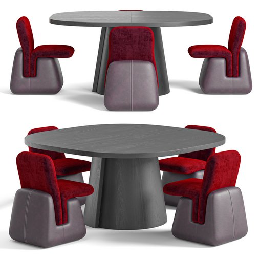 EMBRACE chair And ALTER Table By Linteloo