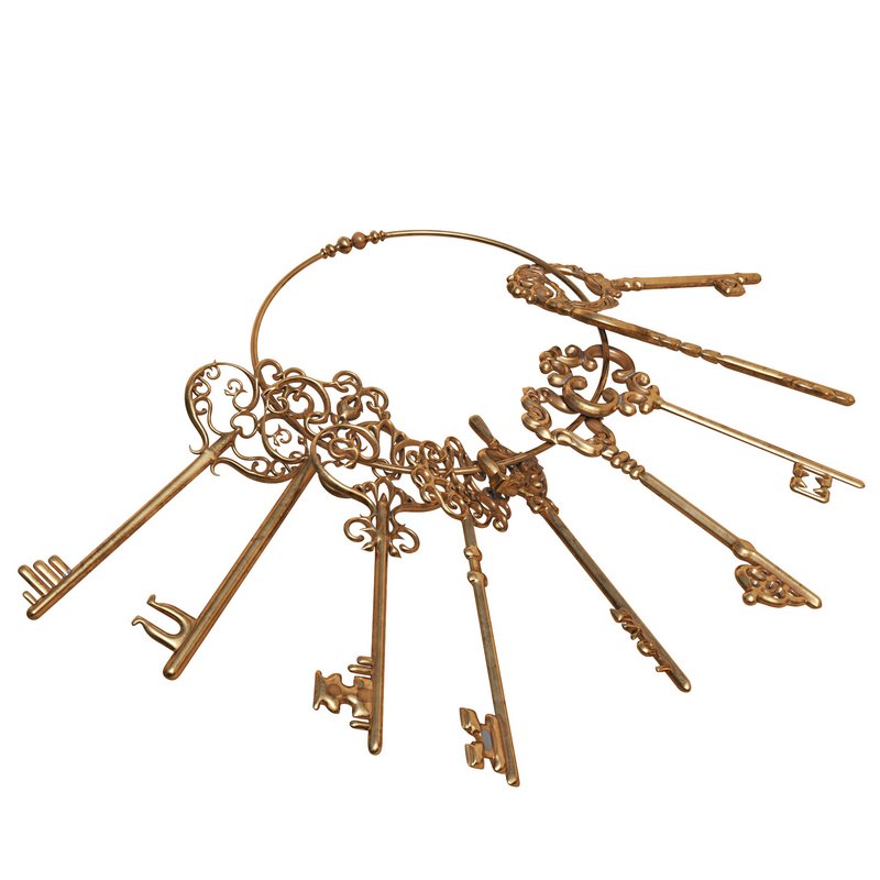 Vintage Key Chain Image 2