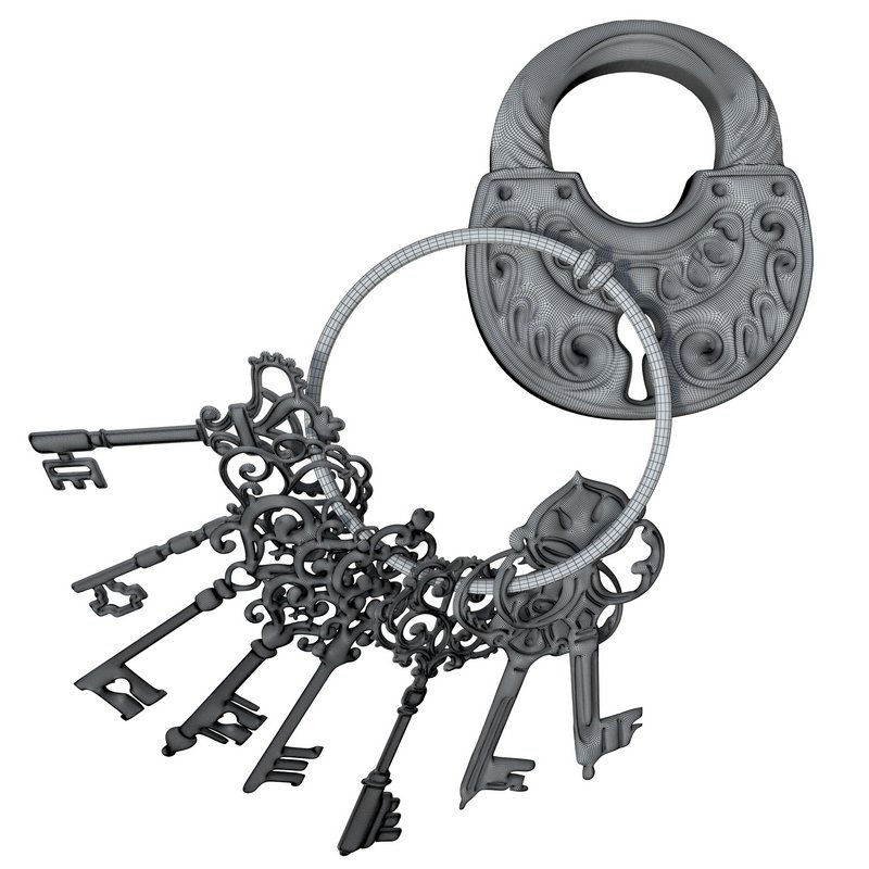 Vintage Key Chain Image 4