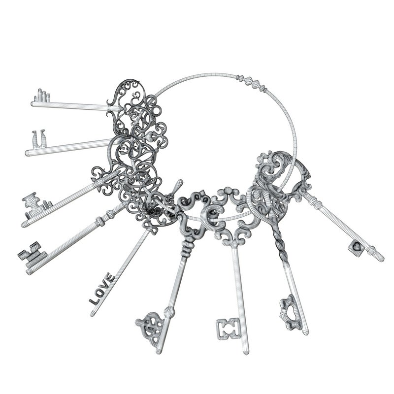 Vintage Key Chain Image 5