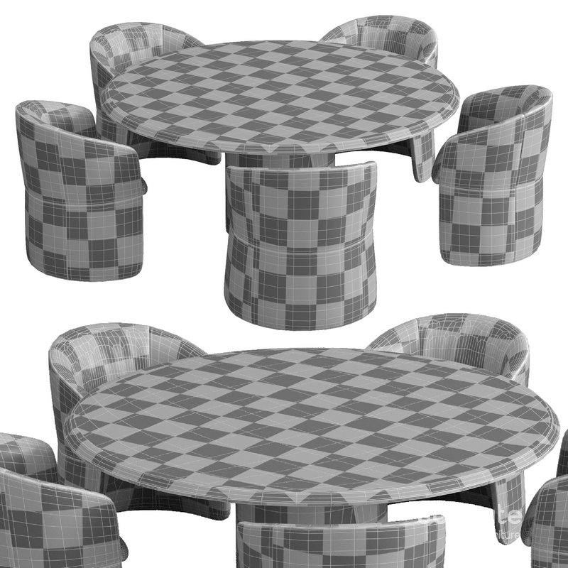 Janette chair And Manto Dining Table By Gallotti&Radice Image 5