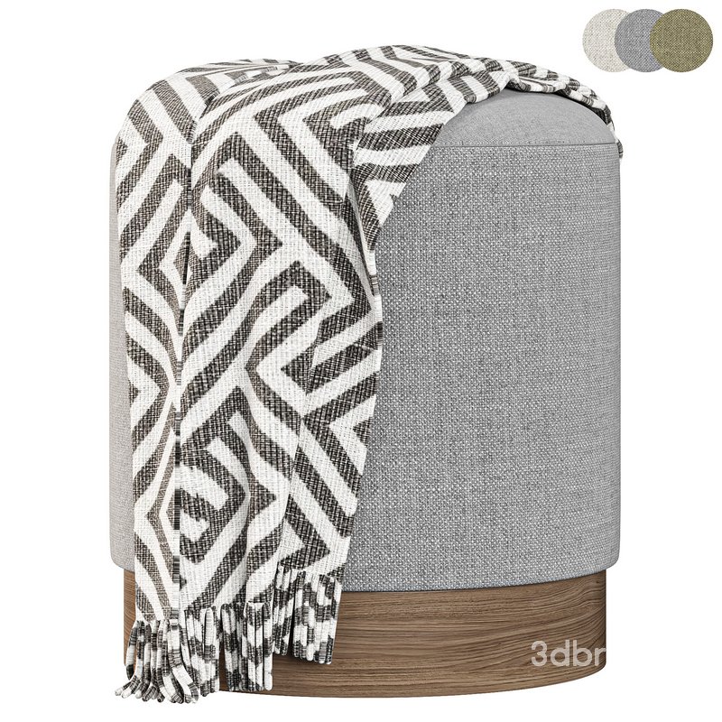 Pouf with drawer Dolly S teddy white Image 3