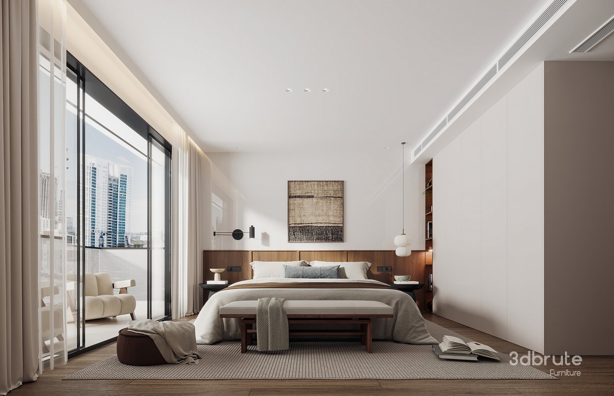Modern bedroom Image 1