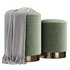 POLINA GREY SET2 STORAGE POUF - Thumbnail 4