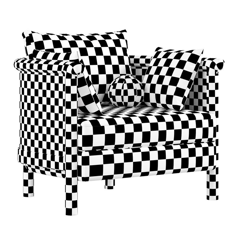 Sydney Cane Armchair Washed Linen Flax Image 5