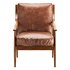 CORA ARMCHAIR IN BROWN - Thumbnail 2