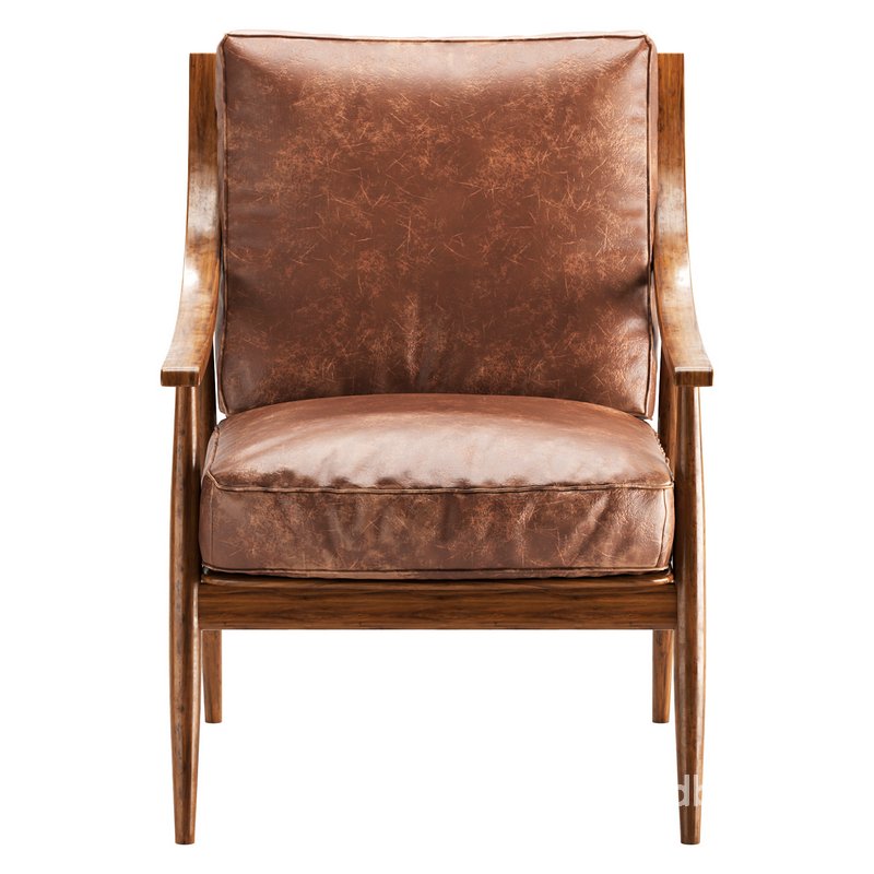CORA ARMCHAIR IN BROWN Image 2
