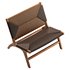 GRANT TEAK LOUNGE CHAIR IN BLACK - Thumbnail 2