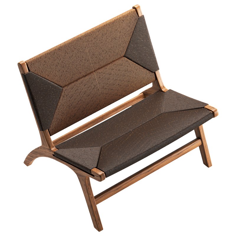 GRANT TEAK LOUNGE CHAIR IN BLACK Image 2