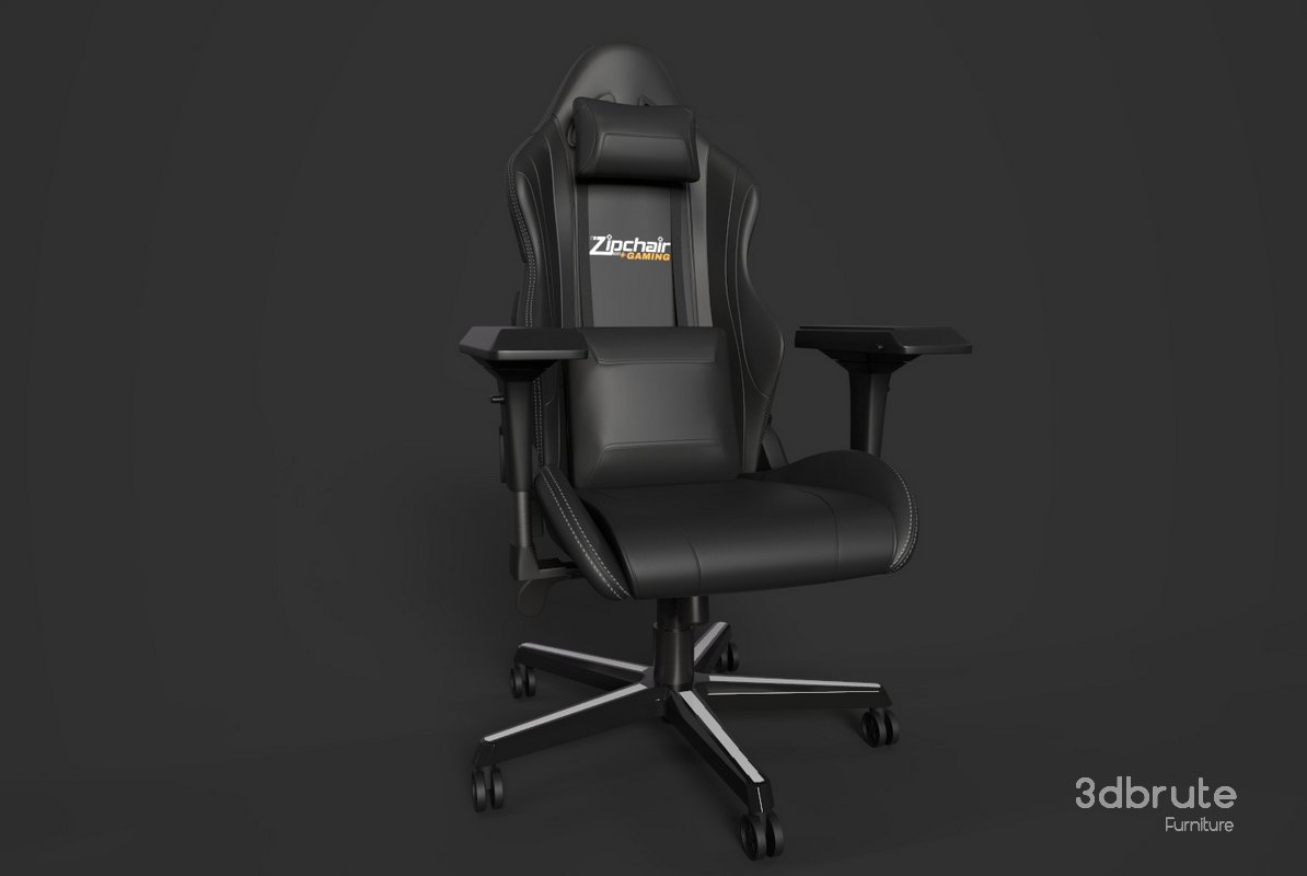 Gaming Zip chair 3d Model Image 1