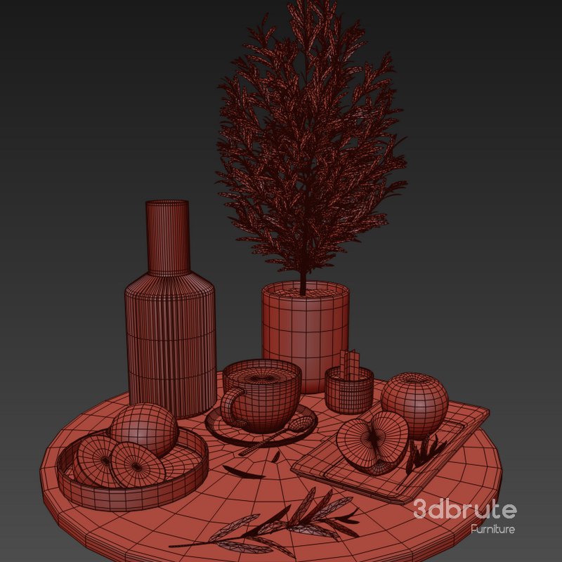 Fruit and drink decor set 01 Image 5