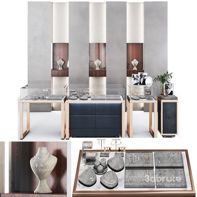jewelry store showcase Jewellery showroom Image 1