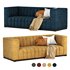 Velvet tufted sofa - Thumbnail 2