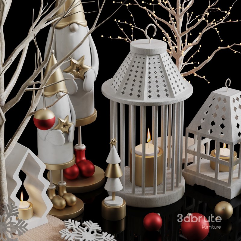 decorative set christmas Image 2