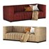Velvet tufted sofa - Thumbnail 3