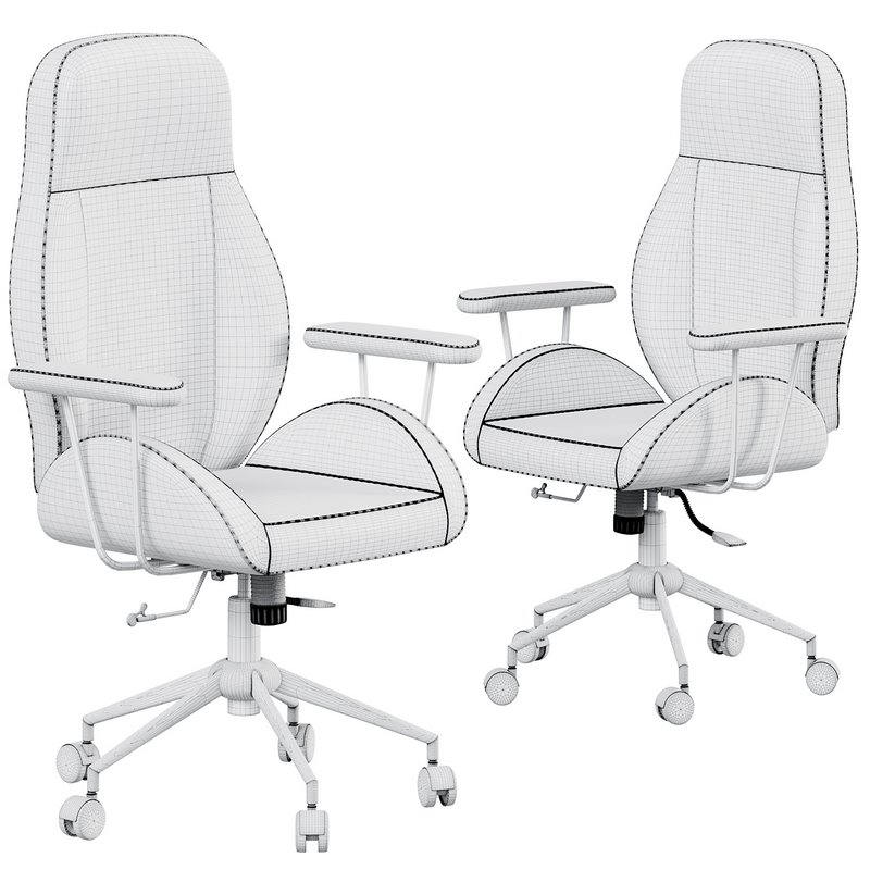 THEETAYY Mid Century Office Chair Image 6