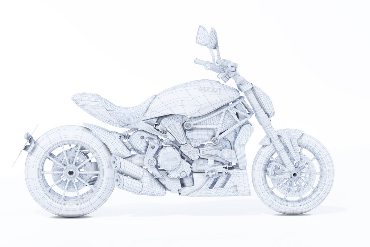 Realistic XDiavel Black Star Image 8
