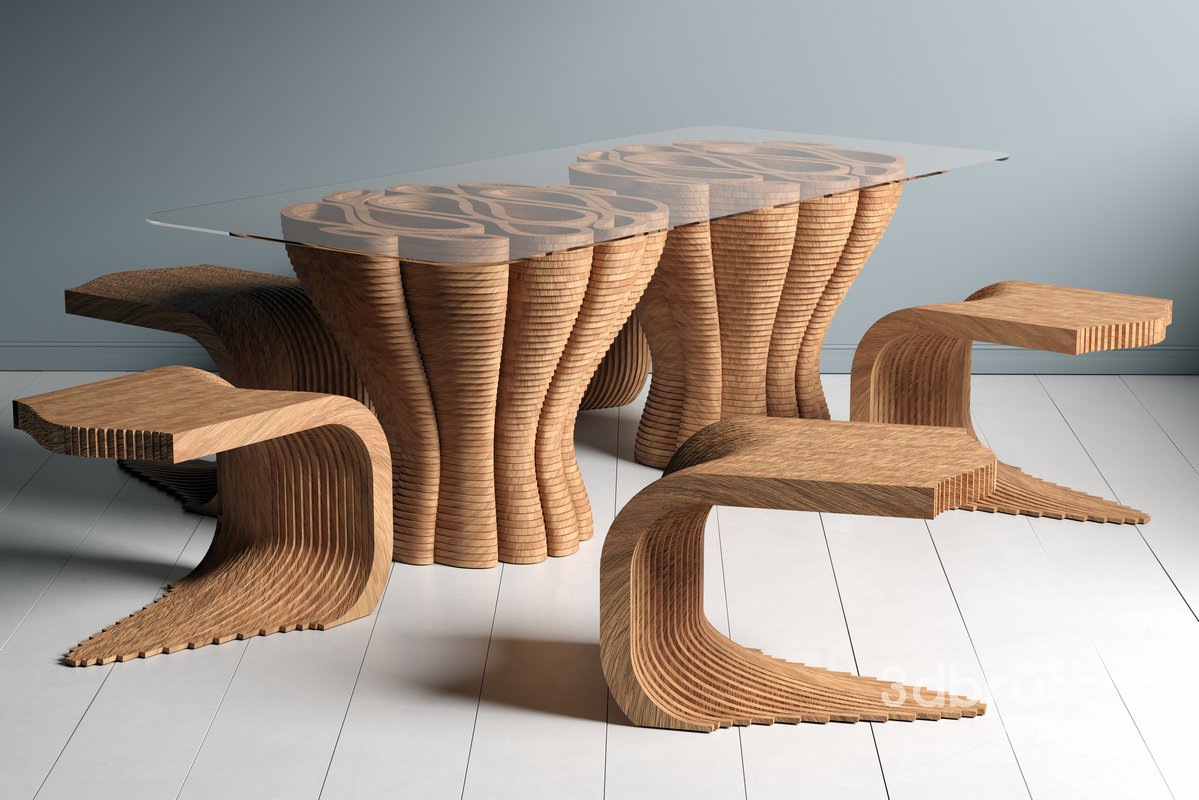 parametic Dining table Image 1
