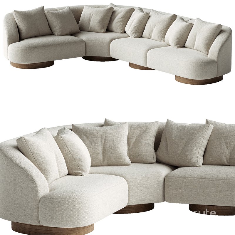 ATHENA 5-SEATER CORNER SOFA Image 1
