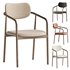 Natural Beige Dining Chair - Thumbnail 1