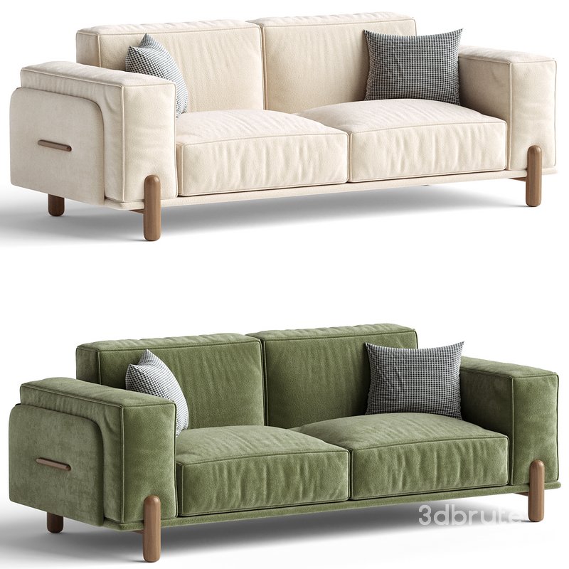Upholstered Loveseat Image 1