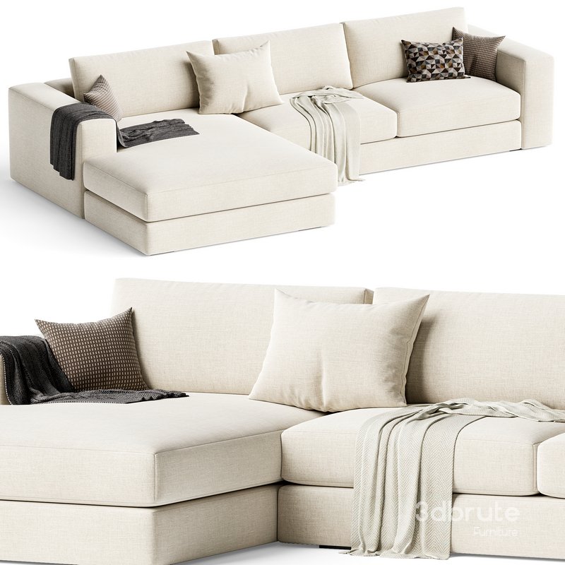 Oceanside 2-Piece Left-Arm Chaise Sectional Sofa Image 1