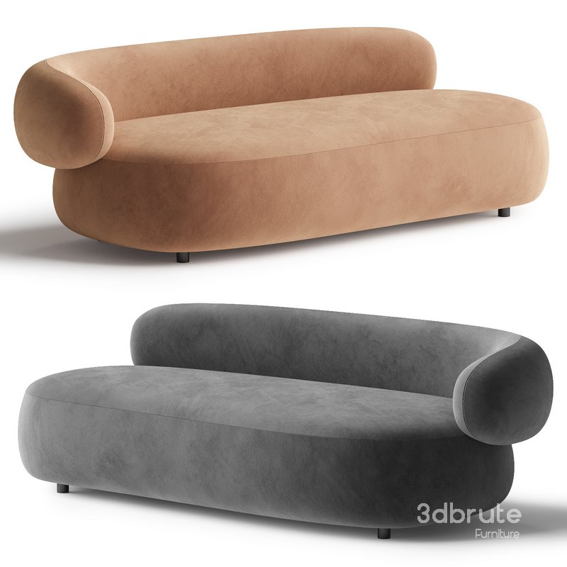 Niervormige bank Alba 3-zits -Westwing Image 3