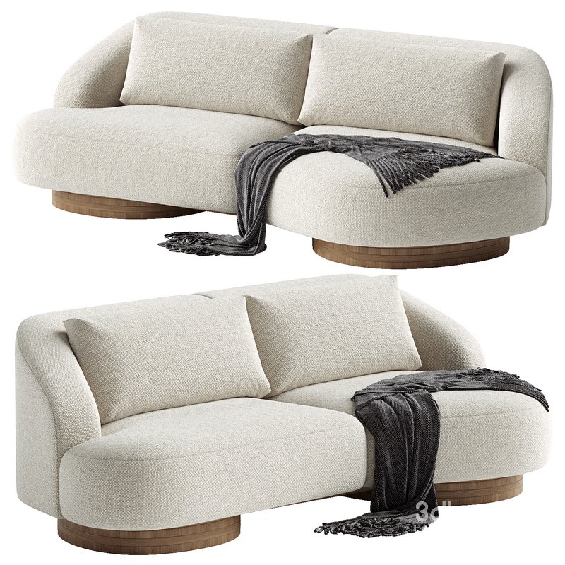 ATHENA 3-SEATER BUTTERFLY SOFA Image 1