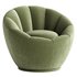 Crown armchair rotatable boucle - Thumbnail 1