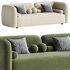 3-seater Victoria boucl sofa - Thumbnail 1