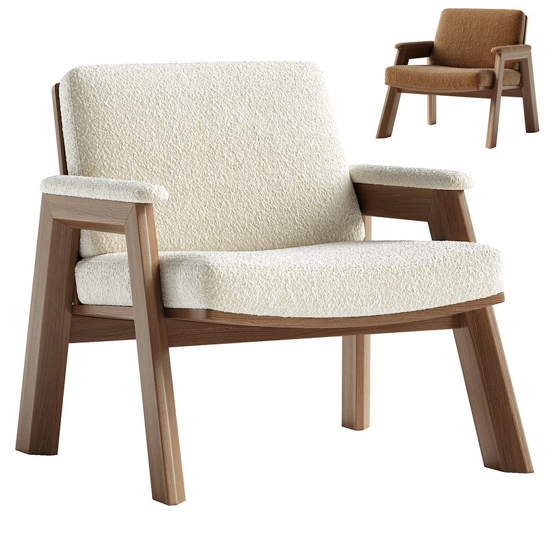 Thomas Bina Boucl Accent Chair Image 1