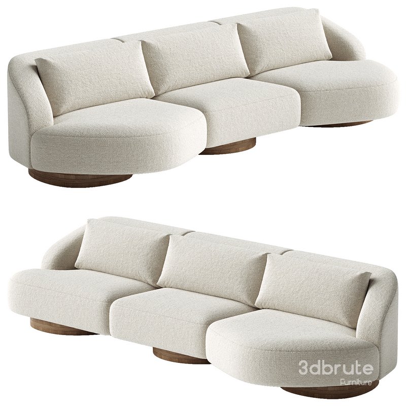 ATHENA 4-SEATER BUTTERFLY SOFA Image 1
